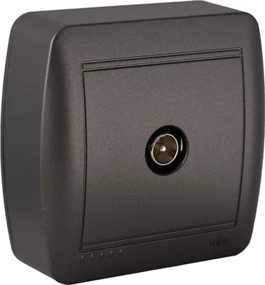 Immagine prodotto di Presa d'antenna per TV e radio Solera Mural Graphite