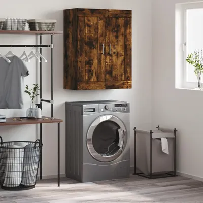Produktbild von vidaXL Wandschrank Räuchereiche 69,5x34x90 cm Holzwerkstoff