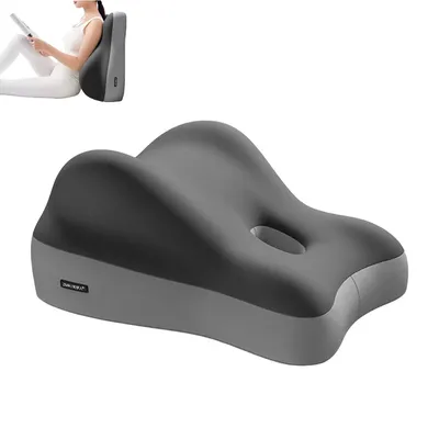Produktbild von Multifunktionales Keilkissen, Lenden- und Hüftstützkissen, Rückenstütze für Sofa & Bett, Ergonomisches Schlaf- und Entspannungskissen, 48*41*23cm