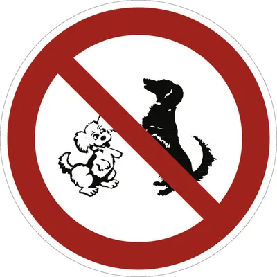 Produktbild von Dreifke® Aufkleber Hundeverbot, Folie, Ø 100 mm