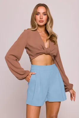 Produktbild von Made of Emotion Elegante Shorts für Damen Agathy M860 azurblau M