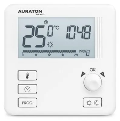 Obrázek produktu pro Termostat Auraton Draco, s týdenním programem a možnostní přepínání mezi režimy topení / chlazení, b