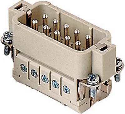 Productafbeelding van CDAM 10 X I.L.M.E. Ilme CDA vulpen (M) zonder draadbescherming, schroefklem, 10-polig + PE, 250V, 16A - 1 stuk