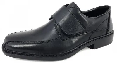 Immagine prodotto di Scarpe da uomo Rieker modello Turin, pantofole slip-on, colore nero, ideali per il tempo libero