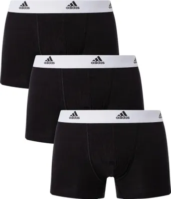 Produktbild von Adidas 3er-Pack aktive Flex-Unterhosen, Schwarz S