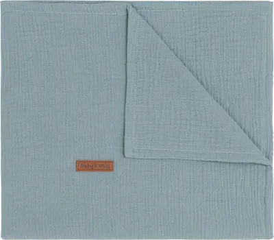 Produktbild von Baby's Only Gitterbettdecke Breeze - Stonegreen - 100x135 cm