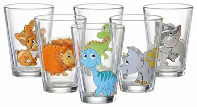 Produktbild von Ritzenhoff & Breker Dino und Waldtiere Kinderbecher-Set 6-teilig