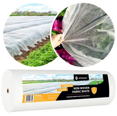 Productafbeelding van Vliesdoek - Vliesdoek Plantenbescherming - 70 G/M2 - 100 x 1.6 M
