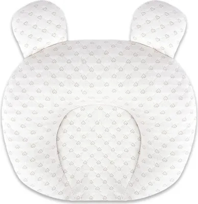 Produktbild von Orthopädisches Babykissen Gegen Verformung Plattkopf Baby Soft Pillow Geschenk Waschbar für 0-24 Monat Baby 28*25.5cm Liebe