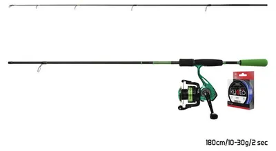 Obrázek produktu pro DELPHIN GreenSPIN, 2,4 m, 7,87 stop, 10-30 g, 2 díly, sada pro spinning, 101005747