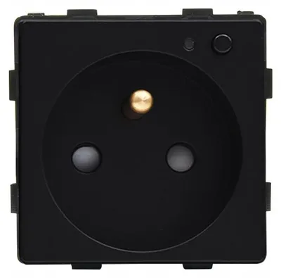 Produktbild von B-LINE PRS-P Steckdose Glas Schwarz mit Fernbedienung
