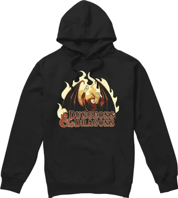 Immagine prodotto di Dungeons & Dragons - Felpa con cappuccio da uomo TV2230 (L) (Nero)
