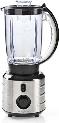Produktbild von Nedis KABL210CAL Standmixer, Edelstahlgehäuse, 500 Watt, 1,5 l Behälter, 4 Geschwindigkeiten