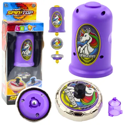 Produktbild von Flying Disc Unicorn Spinner Launcher Set Lila