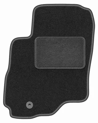 Produktbild von Fahrermatte Velours für Mitsubishi Outlander I 2001-2006 (SUV) – 1-tlg, Graphit, passgenau – Wielganizator LUX