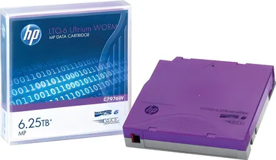Immagine prodotto di HPE LTO-6 Ultrium 2.5TB / 6.25TB WORM NO LABEL