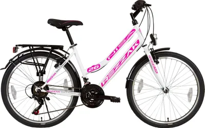 Produktbild von 26 Zoll Fahrrad Damen Mädchen Fahrrad city bike  rad 21 Gang shimano Weiss pink  neu