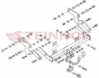 Produktbild von Z546263 Anhängerkupplung passend für CITROEN Xsara Picasso 09/1999-03/2004 starr