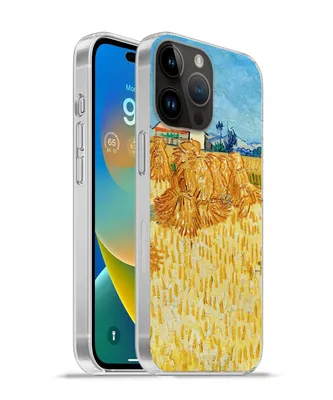 Produktbild von MuchoWow® Handyhülle Schutzhülle Hülle für Apple iPhone 14 Pro Max Weinlese in der Provence - Vincent van Gogh Silikon Softcase Handy Hülle - Hardcover