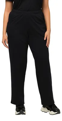 Productafbeelding van Ulla Popken, dames sportbroek/joggingbroek, zwart (zwart, maat 10), maat 48/46