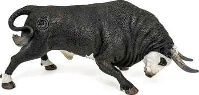Zdjęcie produktu dla Collecta Figurka Dzielnego Szarżującego Byka Czarny Czarny Jeden rozmiar