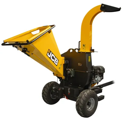 Produktbild von JCB Benzin-Holzhäcksler JCB-CH150120PE Elektrostart | 15 PS 457ccm 4-Takt-Motor | Äste bis 120 mm | 360° drehbarer Auswurf | Profi Gartenhäcksler Schredder