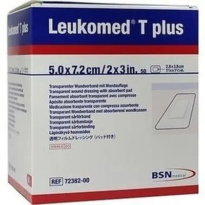 Produktbild von LEUKOMED transp.plus sterile Pflaster 5x7,2 cm