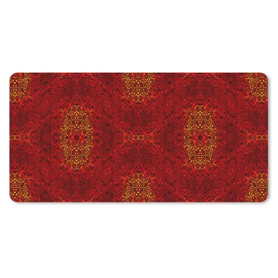 Obrázok produktu pre Podložka pod myš - Vzor - abstraktný - červený - 80x40cm - Rohožka pod myš