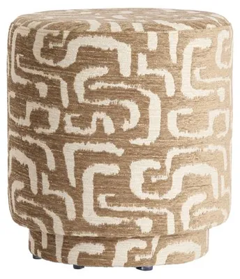 Immagine prodotto di Pouf marrone in tessuto suggestivo Light & Living Davonte