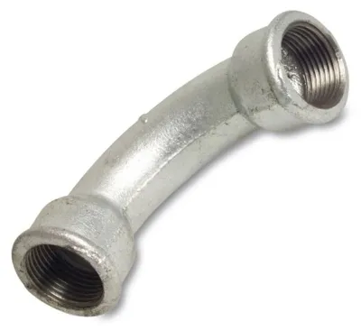 Obrázek produktu pro Závitové šroubení koleno z tvárné litiny 90° 1/4" IG x 1/4" IG