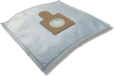 A single vacuum cleaner bag is shown on a white background.