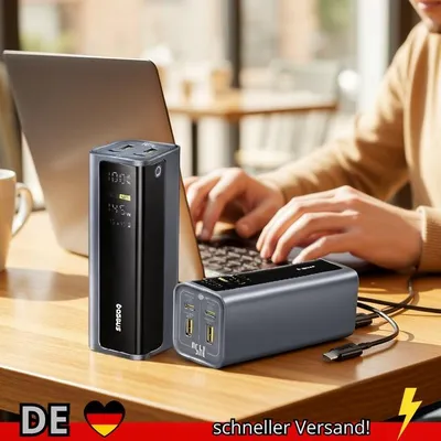 Produktbild von 145W Power Bank 20800mAh Dual USB A C PD 100W Schnellladung