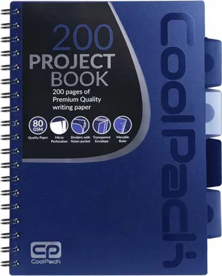 Produktbild von CoolPack Kołobrulion B5 Dark Blue kratka 100 kartek