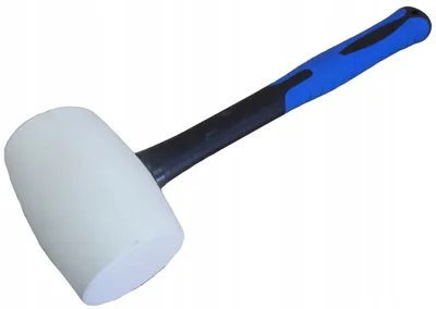 Produktbild von Geko Gummihammer Weiß 600g mit TPR-Griff
