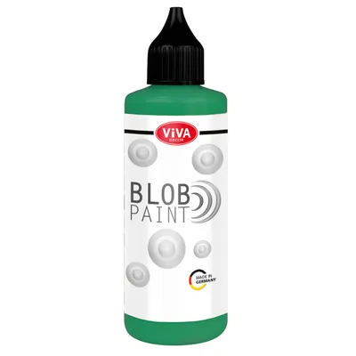 Produktbild von Viva Decor Blob Paint in 90ml Flasche, grün 131970010 3D Effekt Farbe