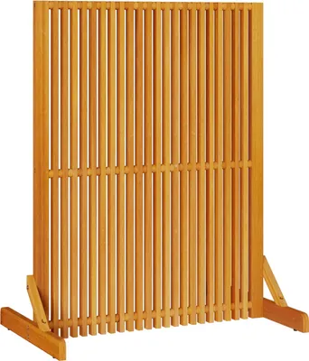 Produktbild von Sichtschutz Braun 79,5 x 50 x 110 cm Massivholz Akazie