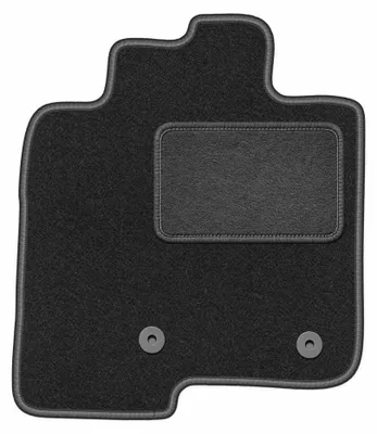 Productafbeelding van Velours bestuurdersmat voor Mitsubishi Pajero IV 2006-2018 – grafiet, op maat – Wielganizator LUX