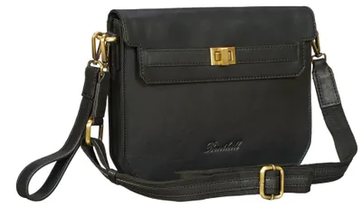 Produktbild von Benthill Handtasche Leder Klein Schmal | Handgelenktasche aus hochwertigem Rindsleder | Vintage Schultertasche | Umhängetasche