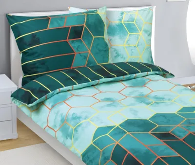 Immagine prodotto di Biancheria da letto in cotone - Verde - 140x200, 70x90