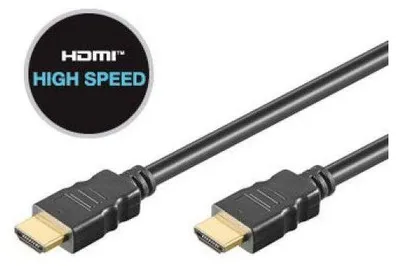 Produktbild von Goobay HDMI High-Speed-Kabel mit Ethernet, 10 m, 10 m, HDMI Typ A (Standard), HDMI Typ A (Standard), 3D, 10,2 Gbit/s, Schwarz