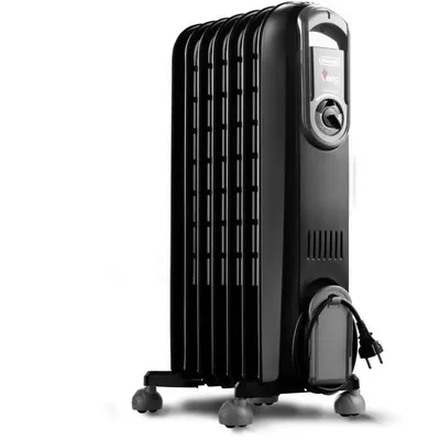 Zdjęcie produktu dla De’Longhi V550715.BG, Podgrzewacz elektryczny pomieszczeń na olej, Olej, 1,38 m, Wewnętrzna, Podłoga, Beżowy, Czarny