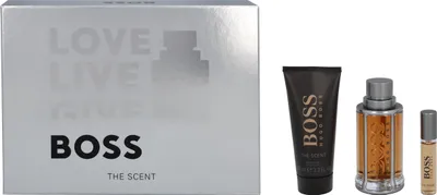 Image de Vaporisateur Edt 100ml/Gel douche 100ml/Vaporisateur Edt 10ml Hugo Boss The Scent Giftset