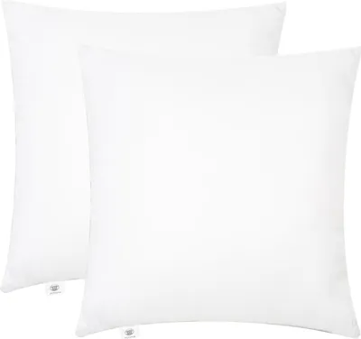 Produktbild von Makimoo Kopfkissen 2er Set (40 x 40 cm), Kissen für Bett und Dekokissen, Polyester Innenkissen Füllkissen Sofakissen Zierkissen