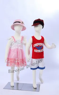 Produktbild von Euroton R4X2 2 X Kinderpuppen 95cm Flexible biegbare Körper Schaufensterpuppe Mannequin