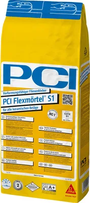 Produktbild von PCI Flexmörtel S1 5kg Beutel grau