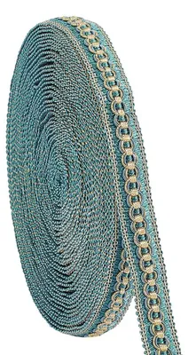 Polyester-Geflochtene Borte 20 mm, 11,5–12 m, Blau