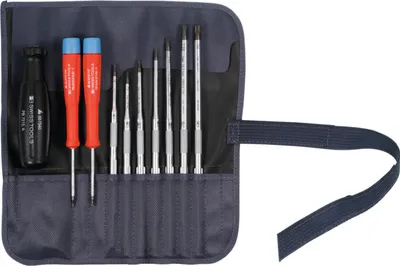 Produktbild von PB Swiss Tools Schraubendreher-Sortiment, mit "Multicraft"-Kraftheft, für TX, 10-teilig