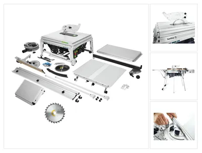 Produktbild von Festool TKS 80 EBS Set Tischkreissäge 2200 Watt 254 mm ( 575828 ) + Panther Kreissägeblatt PW24 ( 575974 )