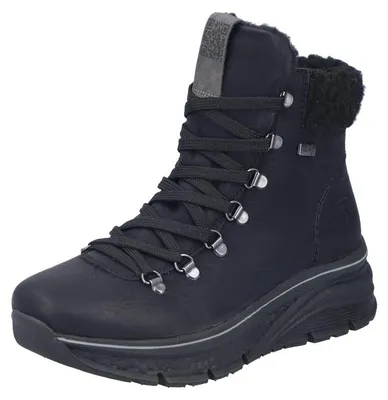 Produktbild von Rieker Damenschuhe Schnürstiefel Schwarz Freizeit