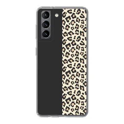 Produktbild von MuchoWow® Handyhülle Schutzhülle Hülle für Samsung Galaxy S21 Tiere - Muster - Panther Silikon Softcase Handy Hülle - Softcase